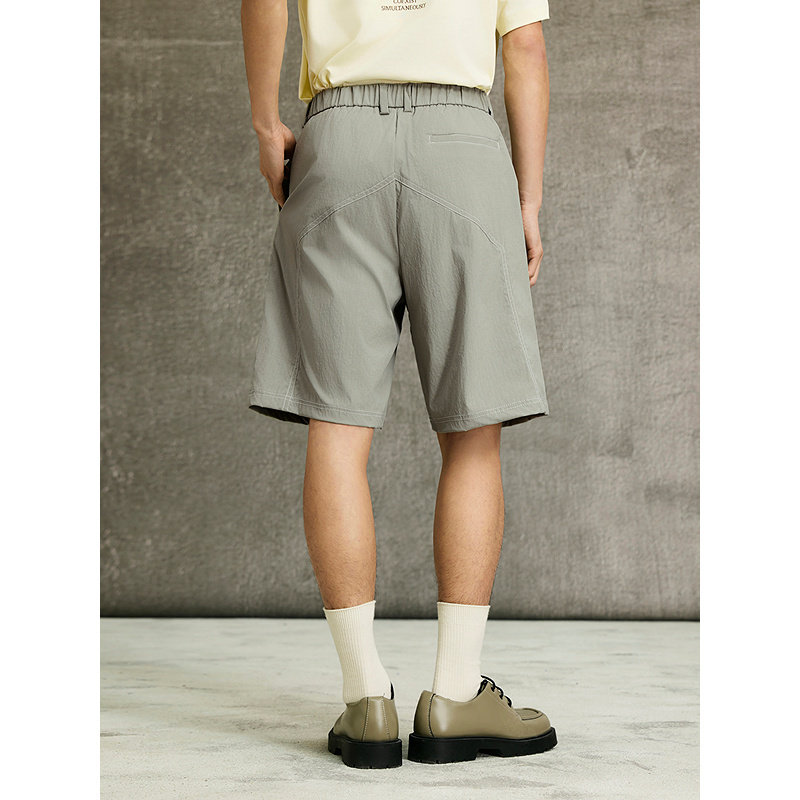 GXG男装 商场同款户外cordura面料短裤男通勤 25夏新品G25X222011,淘宝优惠券,粉丝福利购,淘宝优惠卷