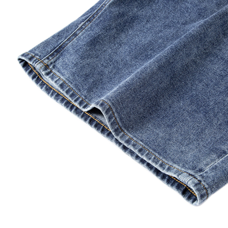 GXG男装 水洗蓝牛仔短裤直筒休闲短裤 24年夏G24X252002,淘宝优惠券,粉丝福利购,淘宝优惠卷