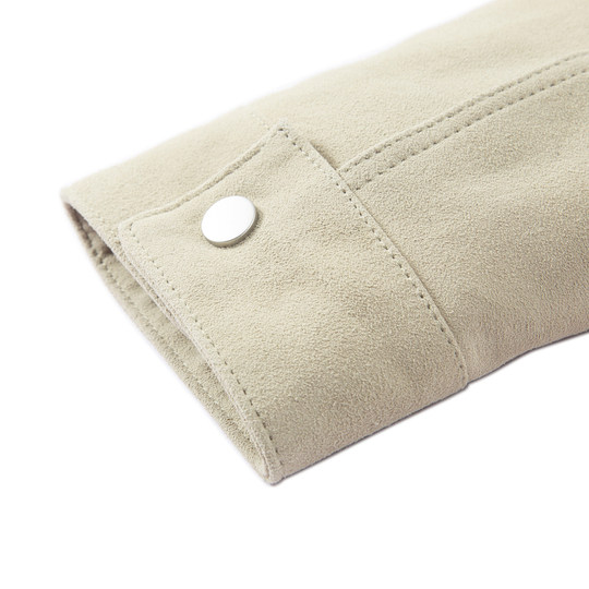 GXG男装 简约设计真皮夹克男士休闲翻领夹克外套皮衣 春秋热卖