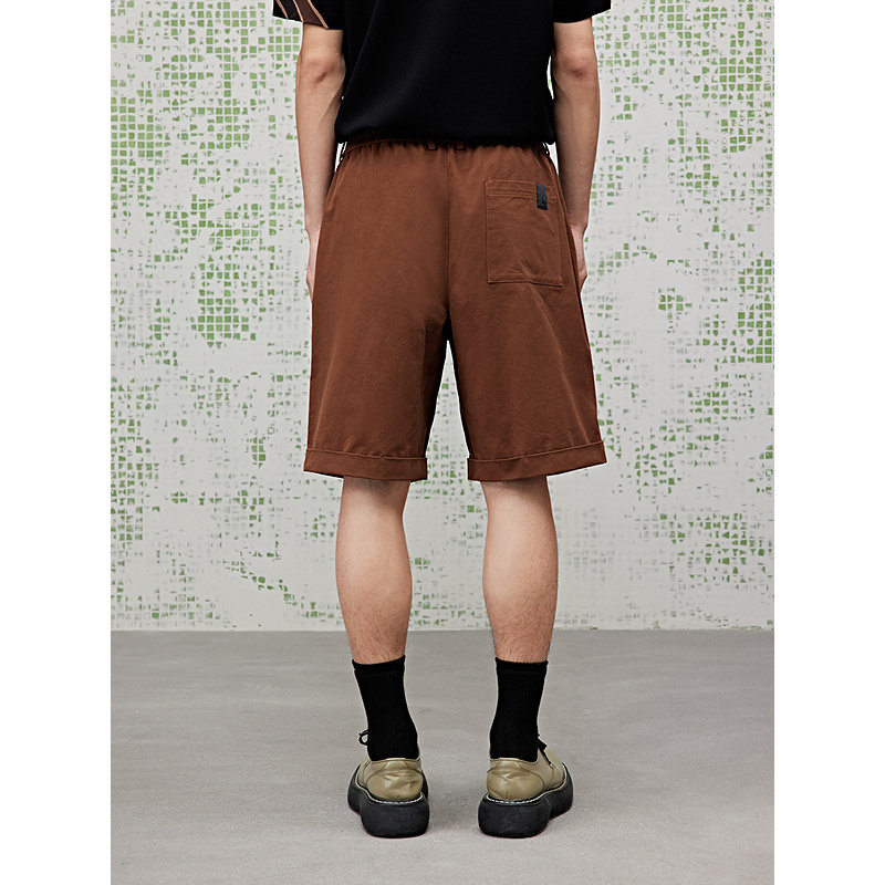 [商场同款]GXG男装 休闲短裤简约通勤五分裤25夏新品G25X222031,淘宝优惠券,粉丝福利购,淘宝优惠卷