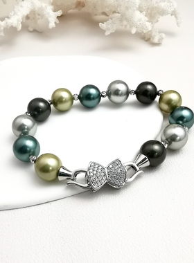 珍珠手链混彩时尚简约轻奢贝珠