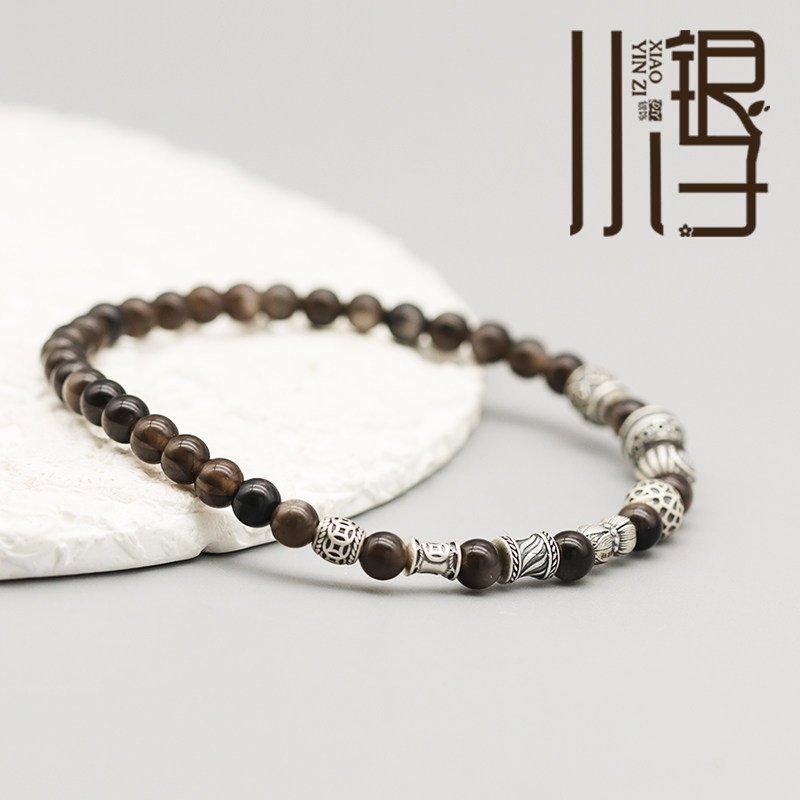 S999纯银隔珠 复古足银镂空陨石坑福字南瓜珠铜钱DIY编绳串珠配件,淘宝优惠券,粉丝福利购,淘宝优惠卷