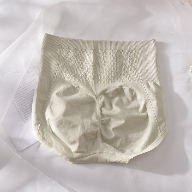 蜂窝收腹提臀无缝中高腰内裤女莫代尔一片式无痕青年三角裤衩头,淘宝优惠券,粉丝福利购,淘宝优惠卷