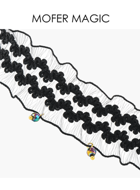 mofermagic气质蕾丝花ins颈链
