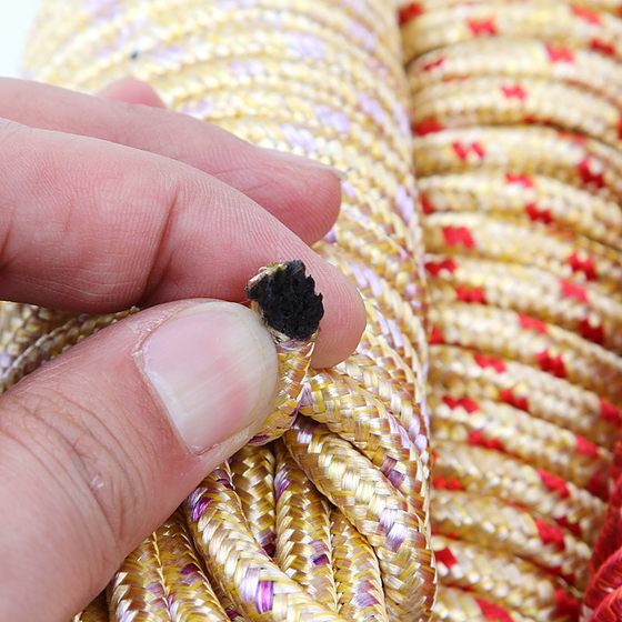 Binding rope outdoor clothesline for drying quilts