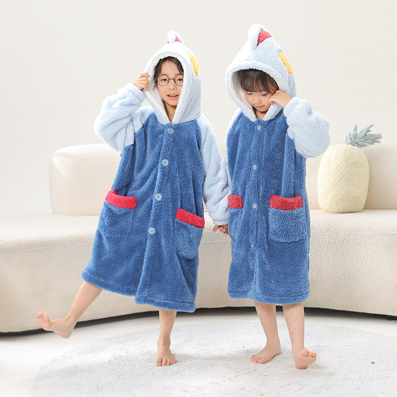 儿童加厚睡袍奥特曼浴袍秋冬款法兰绒加长宝宝男童女童卡通睡衣,淘宝优惠券,粉丝福利购,淘宝优惠卷