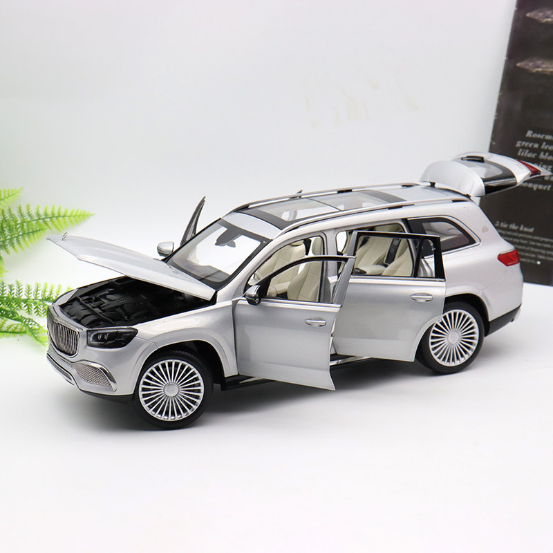 奔驰迈巴赫GLS GLS600 佳迪原厂 1:18 七座SUV 仿真合金汽车模型