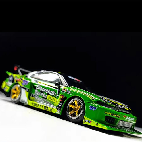尼桑S15 LB-Super Silhouette超级剪影 MINIGT 1:64 合金汽车模型 - 图2