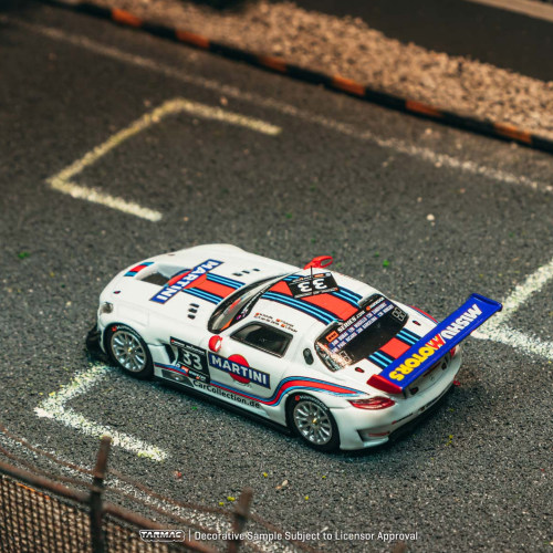 奔驰SLS AMG GT3 赛车马天尼 12h冠军车 TW 1:64仿真汽车模型收藏 - 图2