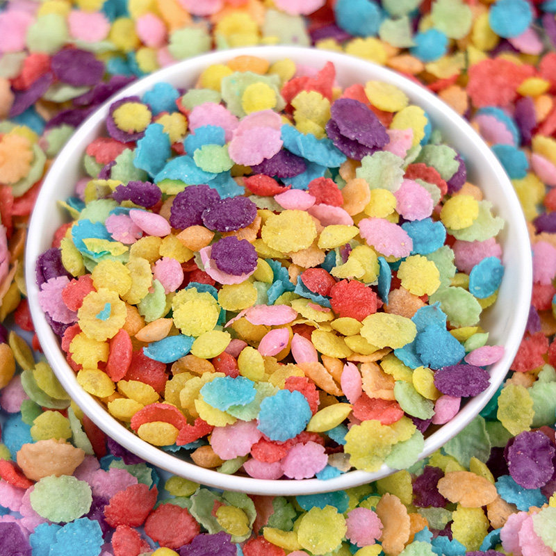 五彩果味麦圈彩色水果麦片蛋糕装饰摆件甜品台冰淇淋牛奶彩色装饰,淘宝优惠券,粉丝福利购,淘宝优惠卷