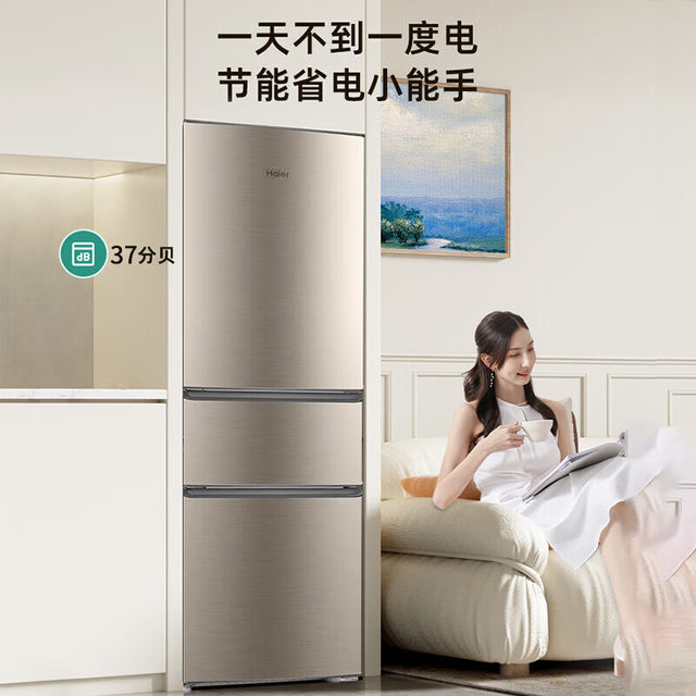 Haier double door refrigerator 182 liters for home rental