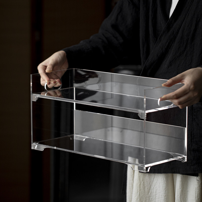 草木祠 亚克力茶棚茶具茶壶收纳置物架客厅桌面家居摆件展示架,淘宝优惠券,粉丝福利购,淘宝优惠卷