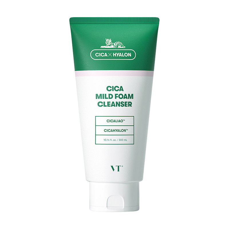 vt老虎女补水保湿氨基酸毛孔洗面奶 VT海外洁面