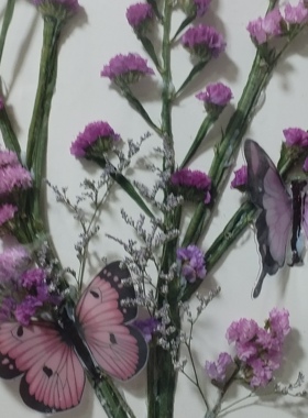 手工装饰画创意立体花艺可挂墙可摆干花适客厅办公店铺装饰
