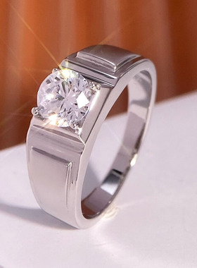 精工原创S925纯银镶嵌空托戒指