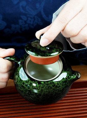 非遗大漆茶具套装泡茶壶茶杯送礼