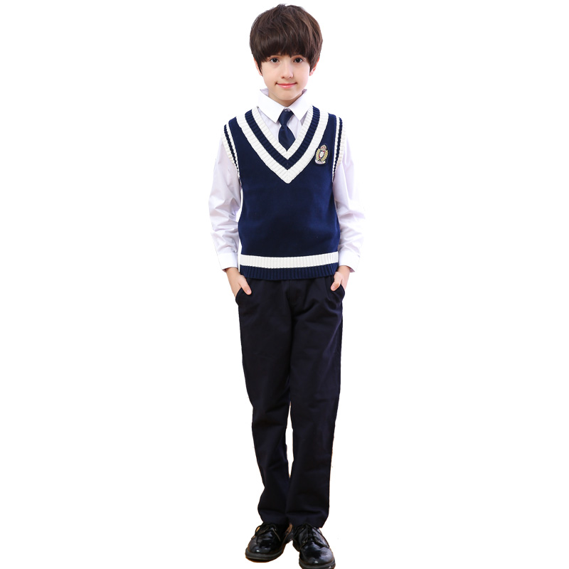 中小学生大合唱表演服装朗诵服校服英伦风儿童合唱服演出服幼儿园