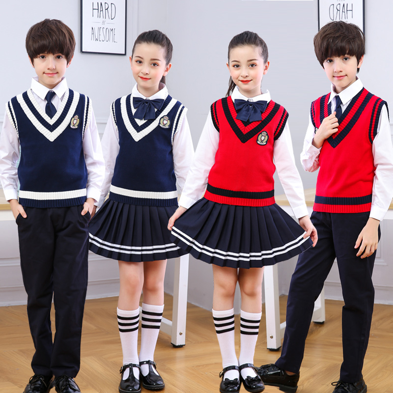 中小学生大合唱服装诗朗诵服校服儿童演出服幼儿园园服班服毕业照 - 图1