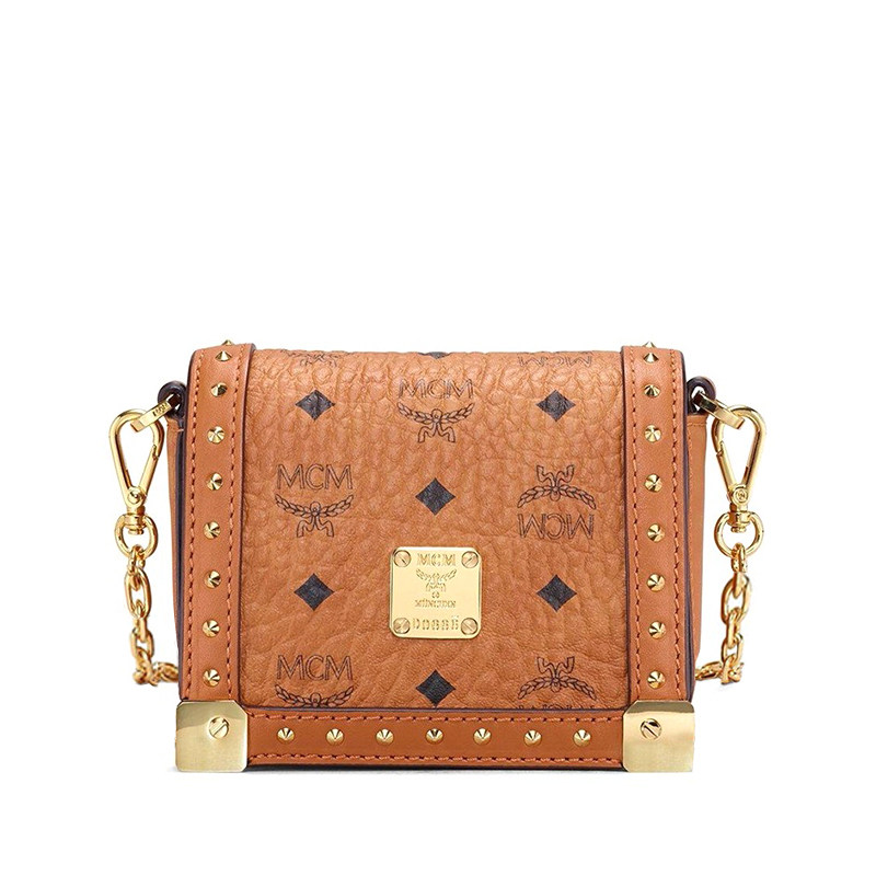 mcm女士时尚百搭小巧箱子单肩包 XIANGYUN海外女士包袋