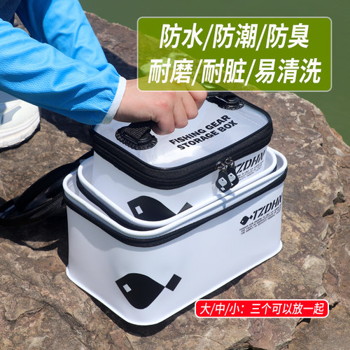 渔具收纳包2025新款鱼包多功能防水小型钓鱼包小配件鱼具用品大全 - 图1