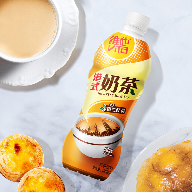 维他奶vita港式风味奶茶480ml*15瓶整箱装锡兰红茶茶饮料批特发价 - 图0