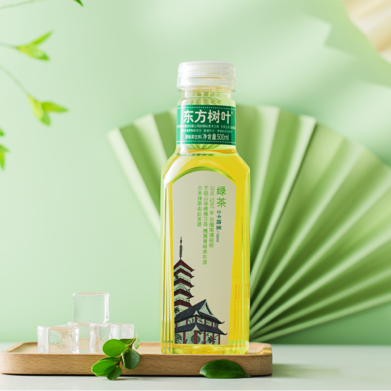 农夫山泉 东方树叶500ml*15瓶整箱 绿茶饮料无糖饮品红茶茉莉花茶 - 图0