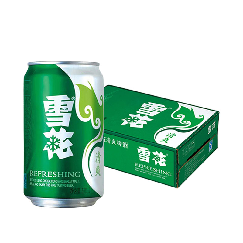 Harbin/哈尔滨啤酒哈啤小麦王精酿啤酒拉罐330ml*24听/箱装易雪花 - 图2