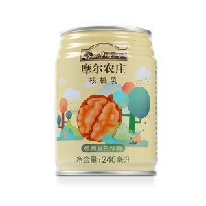 摩尔农庄核桃乳原味 240ml*8瓶植物蛋白核桃饮品零食早餐奶饮料