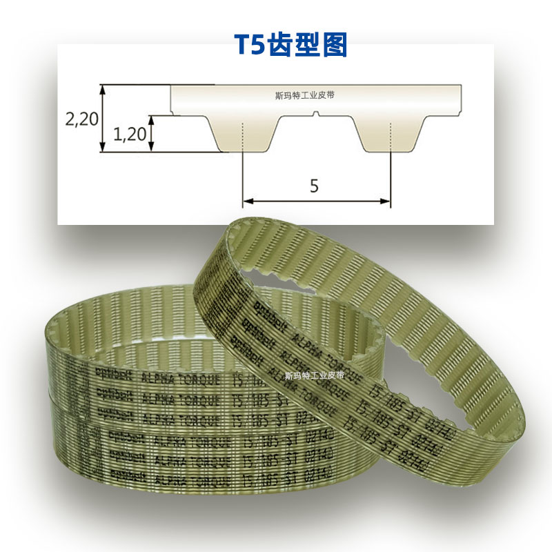 optibelt同步带T5-165 185 200 215 220 225 245 250 255德国进口 - 图1