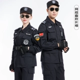 Осенний черный комплект, зимняя износостойкая униформа для тренировок для работы