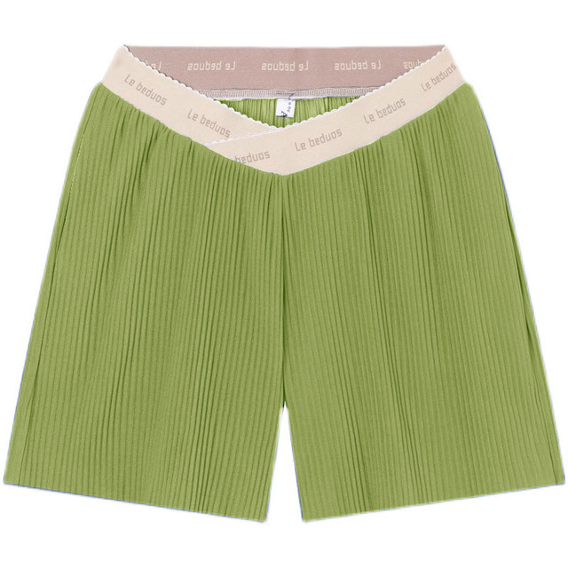 Pregnant women wear low-waisted shorts on ice silk wide-leg five-point pants