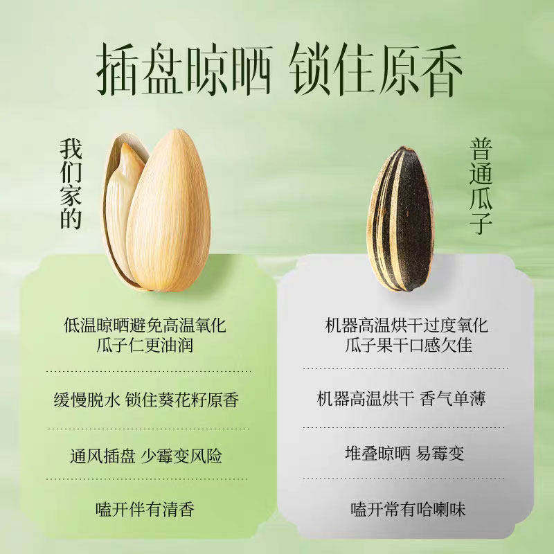 茉莉花茶味2025新货大颗粒竹韵茶香白瓜子坚果葵花籽年货休闲零食,淘宝优惠券,粉丝福利购,淘宝优惠卷