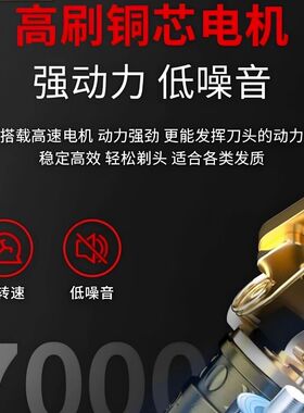 德国精工剃头刮胡刀两用电动一体机老年人硬胡子男士剃须刀剃光头