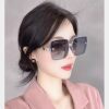 Big brand sunglasses for women, anti-UV, big face, slimming, sun protection polarized glasses, 2026 new style sunglasses, high-end