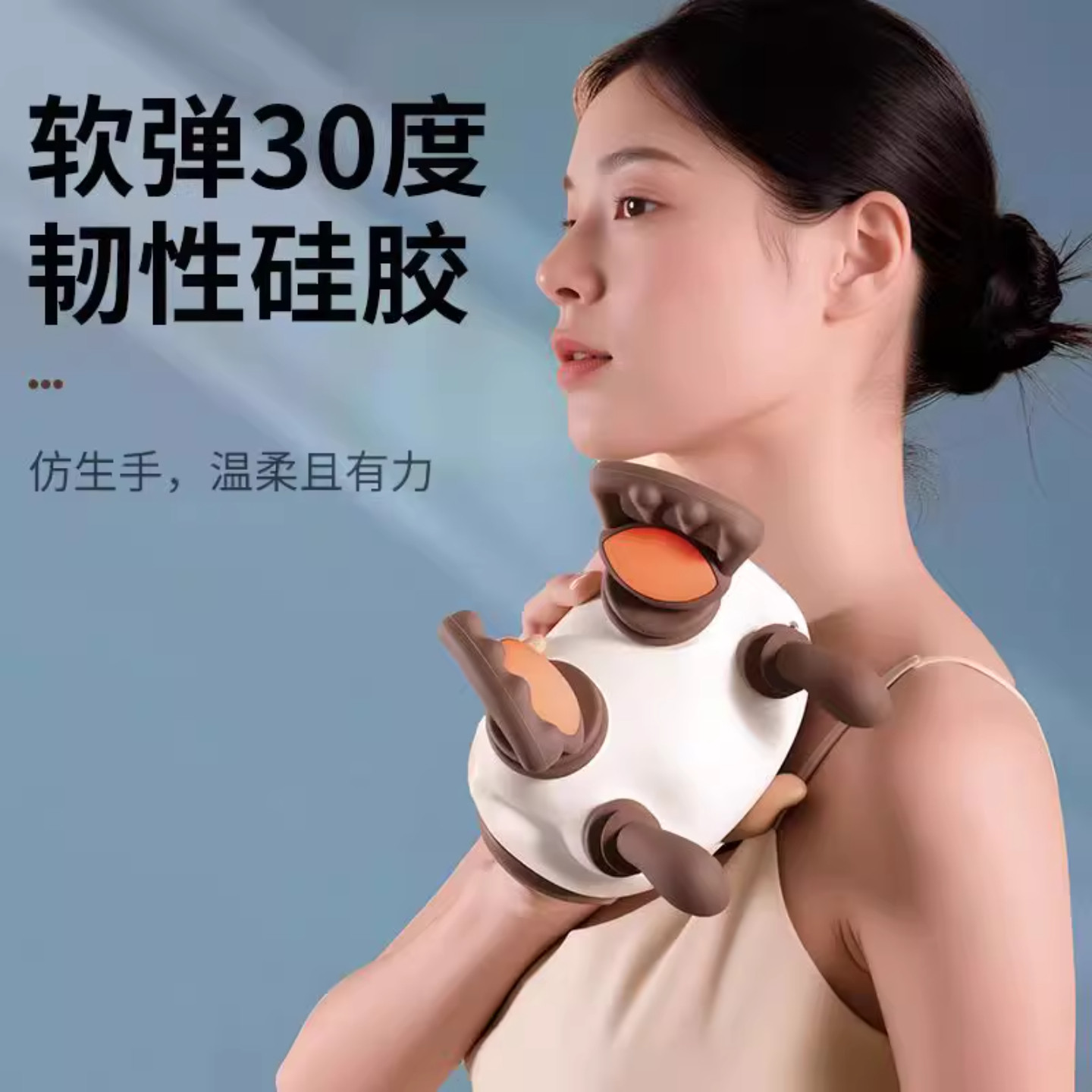 颈椎枕大师手肩颈按摩仪颈椎按摩器斜方肌颈部礼物热敷肩背仿人手,淘宝优惠券,粉丝福利购,淘宝优惠卷
