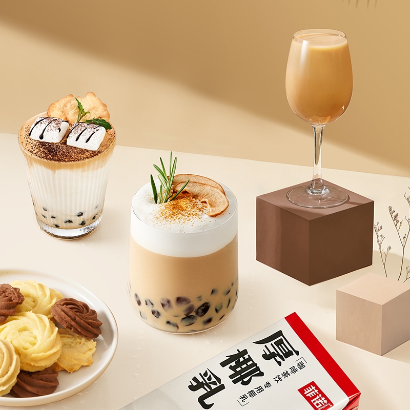 菲诺厚椰乳生椰拿铁椰浆耶乳椰汁燕麦奶咖啡专用诺菲椰奶饮品植物 - 图1