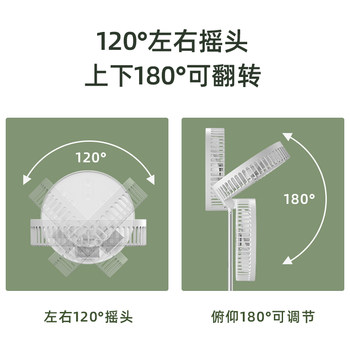 Changhong folding rechargeable shaking head ພັດລົມຂະຫນາດນ້ອຍໃນຄົວເຮືອນຕັ້ງພື້ນ desktop ພັດລົມໄຟຟ້າຂະຫນາດນ້ອຍການຄວບຄຸມໄລຍະໄກຫມໍ້ໄຟໄຮ້ສາຍ tabletop