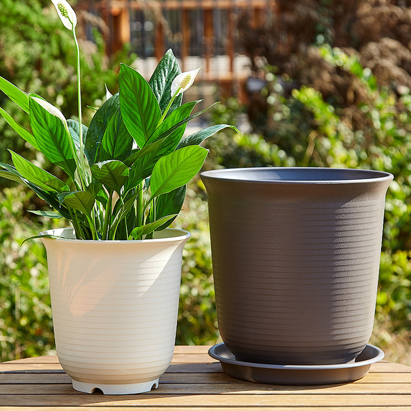 树脂塑料花盆厂家直销加厚仿陶瓷阳台大号加仑清仓耐用特大庭院