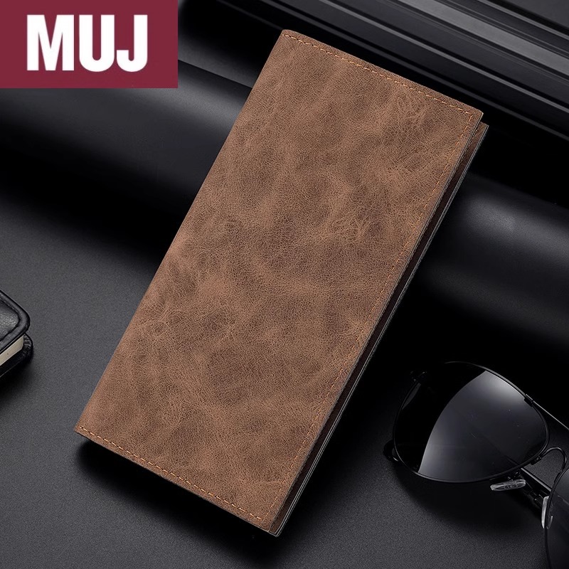 日本进口卡包钱包一体男士超薄长款皮夹软皮钱夹多卡位皮夹子新款 - 图3