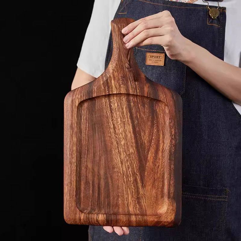 胡桃木牛排板厨房专用餐桌披萨盘木制托盘水果砧板家用实木切菜板,淘宝优惠券,粉丝福利购,淘宝优惠卷
