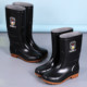 Men's tendon-soled high-top rain boots | Thousands of people purchased more