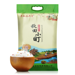 东北大米原香圆粒香米秋田小町2025年新大米10斤东北大米现磨现发