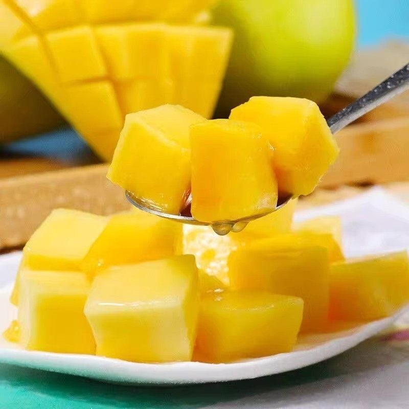 越南玉芒青皮芒果9斤新鲜现摘孕妇甜水果超甜应季大果整箱芒果10,淘宝优惠券,粉丝福利购,淘宝优惠卷