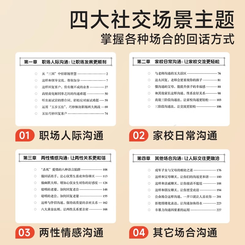 【抖音同款】回话有招书 时光学正版高情商回话术技巧聊天术的书籍口才训练与沟通艺术职场社交人际交往处世礼仪即兴演讲好好接话 - 图2