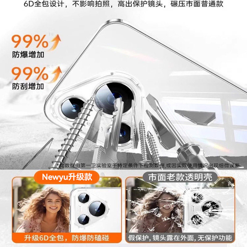 适用华为Pura70pro手机壳pura80新款透明P70Pro+超薄防摔80Ultra镜头全包镜头p60保护套硅胶软壳高级感膜男女,淘宝优惠券,粉丝福利购,淘宝优惠卷