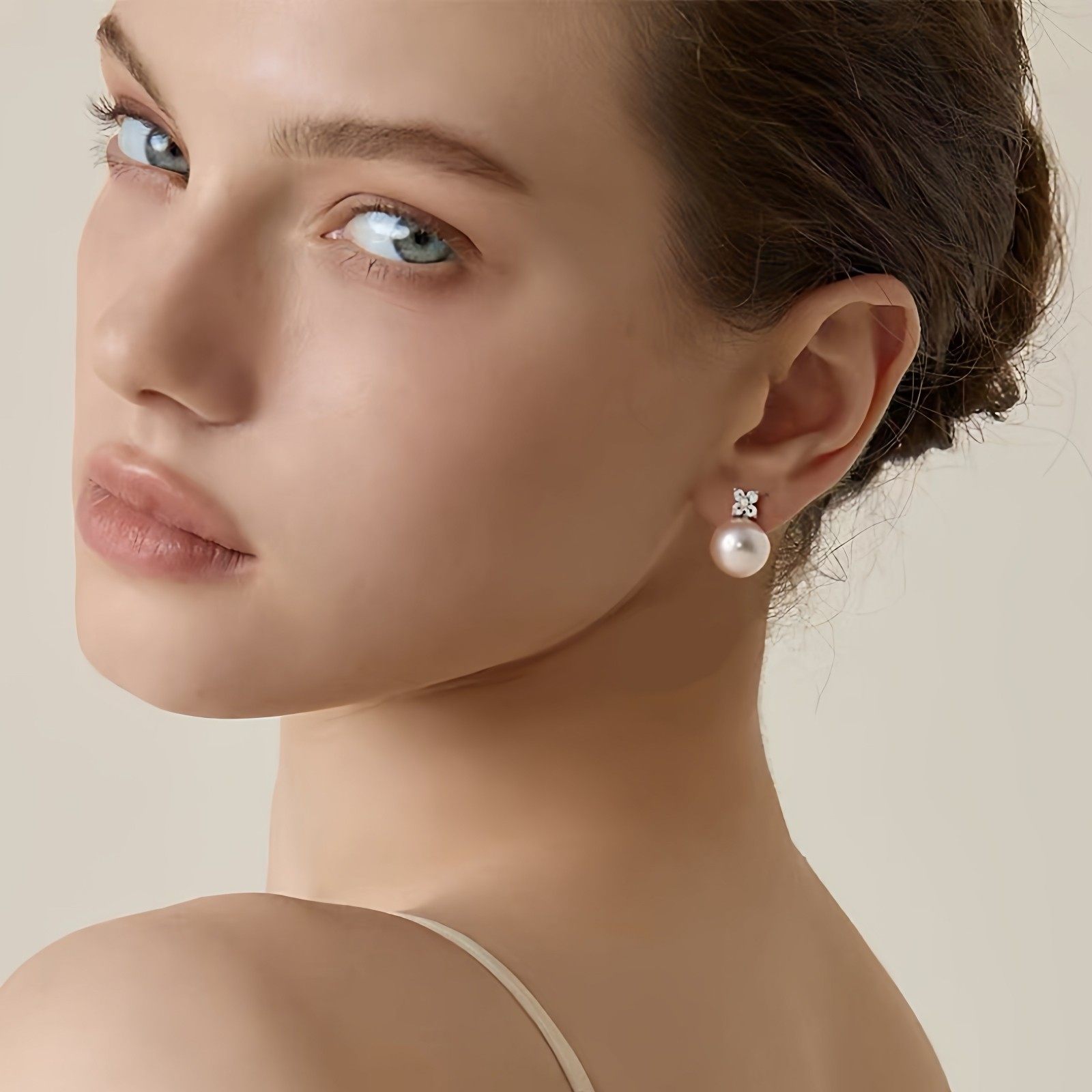 诸暨淡水珍珠耳钉女S925银四叶草耳环高级感气质百搭耳饰节日礼物,淘宝优惠券,粉丝福利购,淘宝优惠卷