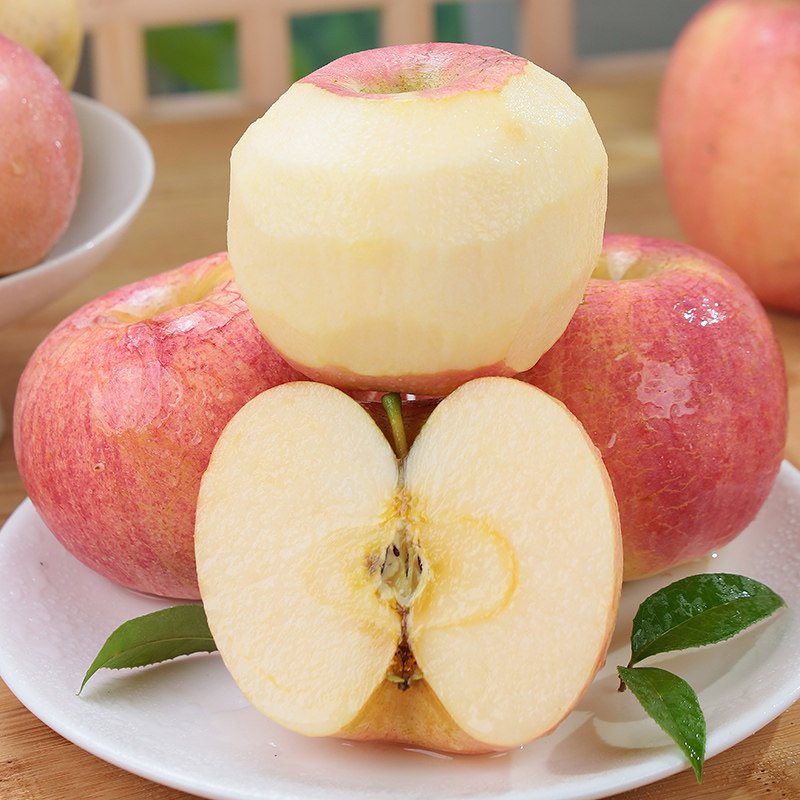 现摘陕西红富士苹果水果新鲜当季冰糖心丑苹果脆甜包邮10整箱斤,淘宝优惠券,粉丝福利购,淘宝优惠卷