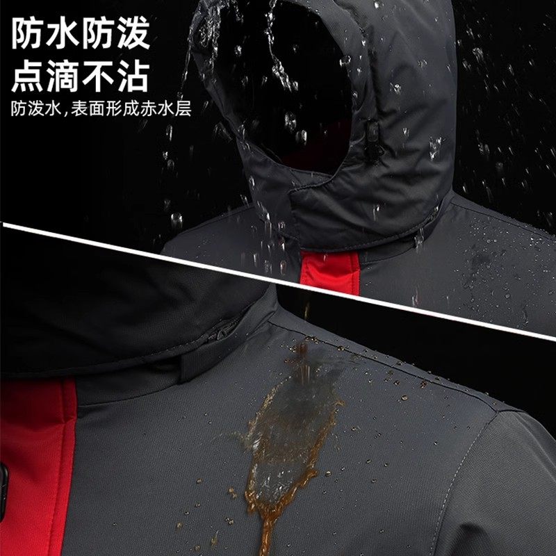 冲锋衣棉服男款加绒加厚防寒保暖防水防风工作登山厚外套棉衣袄子,淘宝优惠券,粉丝福利购,淘宝优惠卷