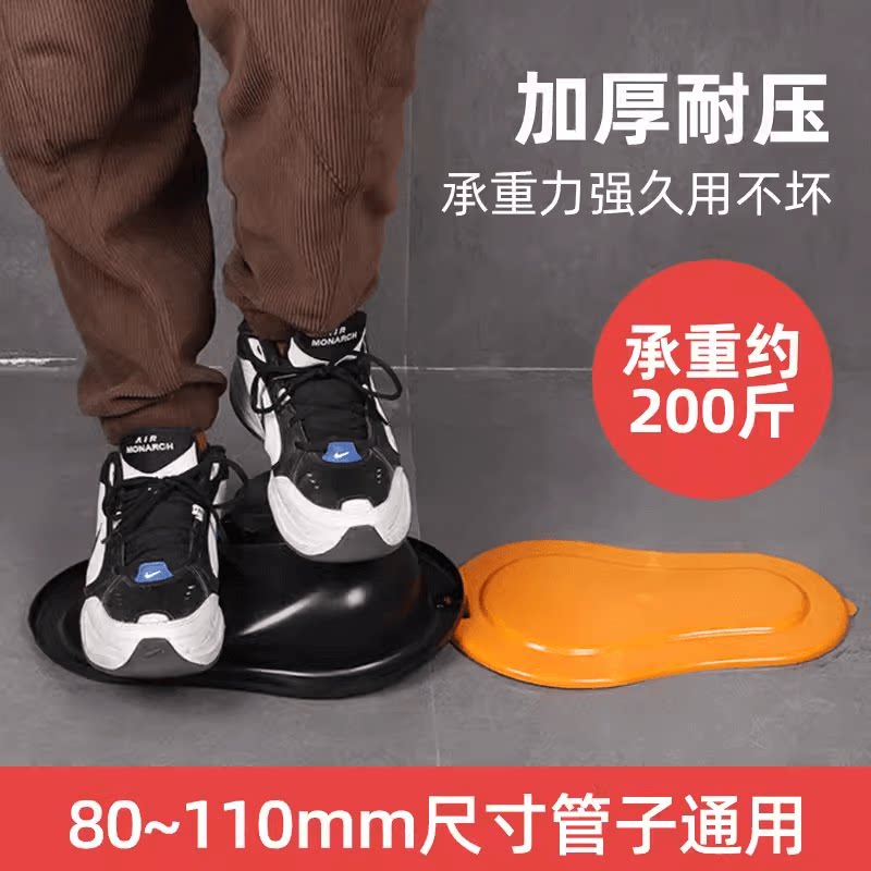 简易临时马桶装修工人专用塑料蹲便器一次性工地施工用可冲水蹲坑