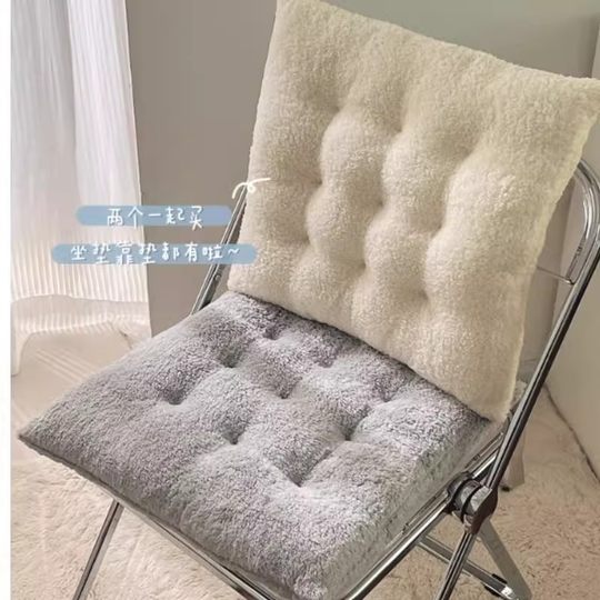 毛绒坐垫屁垫办公室久坐宿舍加厚餐椅子座垫大学生教室屁股垫子